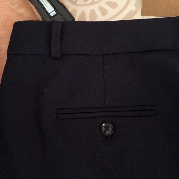 Banana Republic Navy Scalloped Avery Pant Size 6 - Picture 4 of 5